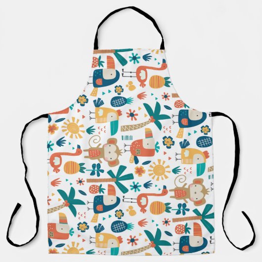 Tablier Arts Jardins tropicaux (Recto)