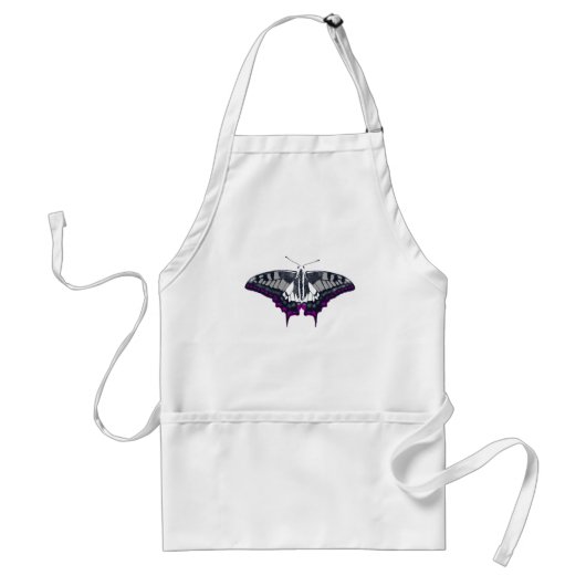 Tablier Asexual Flag Swallowtail (Devant)