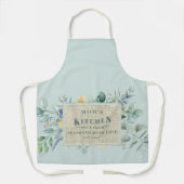 Tablier Assaisonné avec Amour Burlap Maman's Kitchen (Recto)