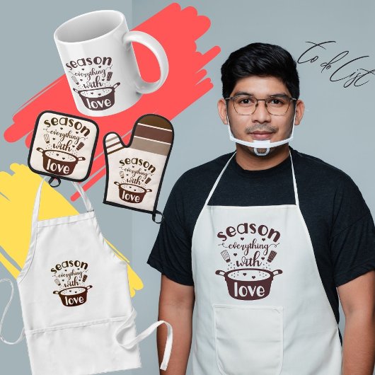 Tablier Assaisonner tout avec amour