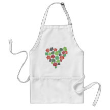 Tablier assez floral de cuisine de cuisine de