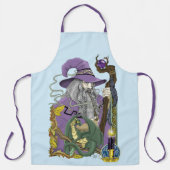 Tablier Assistant Imaginaire Dragon violet (Recto)