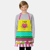 Tablier assorti à de jolis gâteaux Kawaii (Porté)