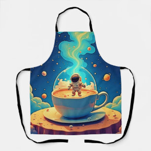 Tablier Astronaute Café Espace Art