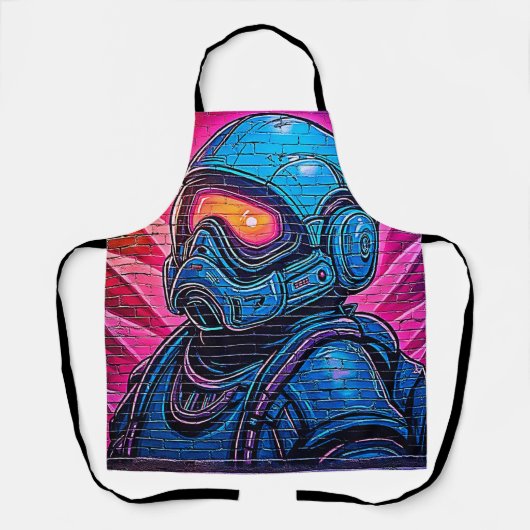 Tablier Astronaute de Neon Cyberpunk (Recto)