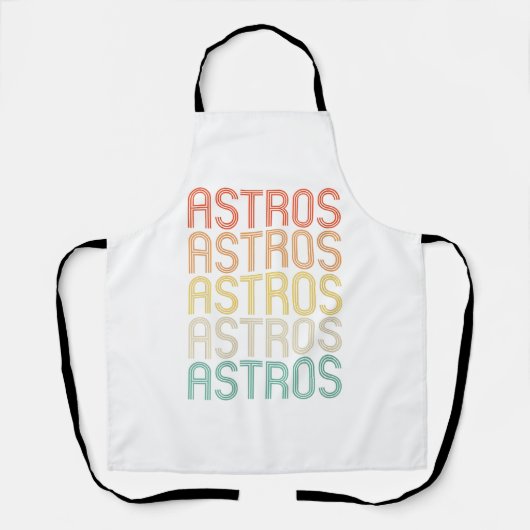 Tablier Astros féminins  (Recto)