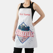 Tablier Atlanta Georgia United States Retro Skyline (Insitu)