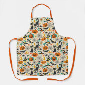 Tablier Atomic Black Cat Halloween (Recto)