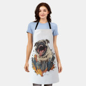 Tablier Attaques de Pugzilla - Drôle de chien monstre (Porté)