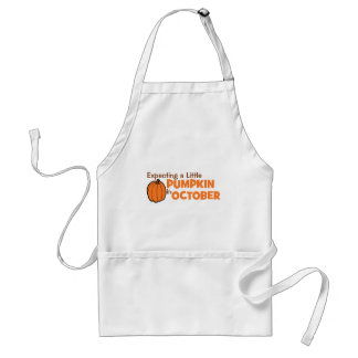 Tablier Attendant un peu de citrouille en octobre