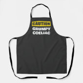 Tablier Attention Coeliaque Grumpy Celiac (Recto)