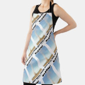 Tablier Attention! Dust Devil dans l'Humour de météorologi (Insitu)