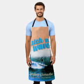 Tablier Attrapez la Vague - Paradis du Surf (Porté)
