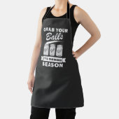 Tablier Attrapez vos boules C'est la saison des cannes Fun (Insitu)