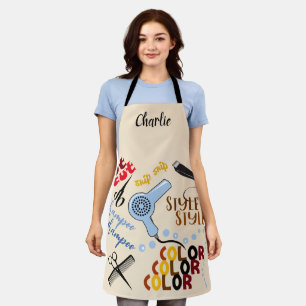 Tablier Au Salon Des Cheveux