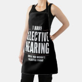 Tablier Audience Sélective Désolé Drôle Dire Humoristique (Insitu)