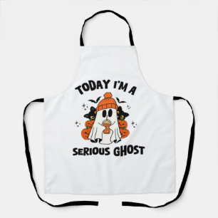 TABLIER AUJOURD'HUI JE SUIS UN CITROUILLE DE CAFÉ GHOST SÉ