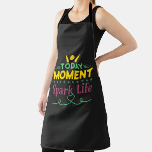 Tablier Aujourd'hui Moment, la vie étincelante