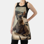 Tablier Aussie Kangaroo Avion Pilote, (Insitu)