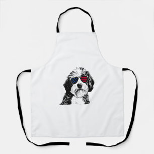 Tablier Aussiedoodle Chien 4 juillet Amérique États-Unis D