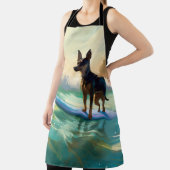 Tablier Australian Kelpie Beach Surf Paining (Insitu)