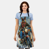 Tablier Australian Kelpie Chien équitation moto Noël (Porté)