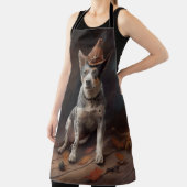 Tablier Australie Citrouilles de bétail Halloween effroi (Insitu)