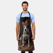 Tablier Australie Citrouilles de bétail Halloween effroi (Porté)