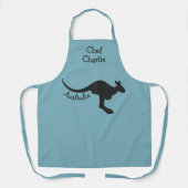 Tablier Australie Kangaroo nom personnalisé (Recto)