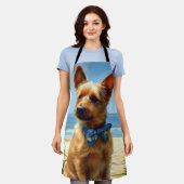 Tablier Australien Terrier On Beach amoureux des chiens ca (Porté)