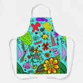 tablier autocollant motif (Recto)