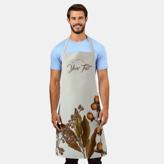 Tablier Automne Aquarelle de l'automne Feuillage Feuille T (Porté)