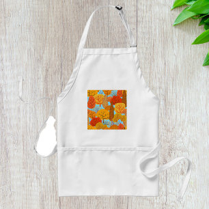 Tablier Automne Arbres Motif Chute Foliage