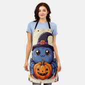 Tablier Automne/automne/araignée/sorcière/halloween (Porté)