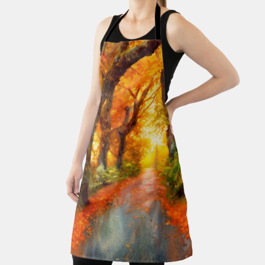 Tablier automne/automne/arbre (Insitu)