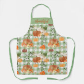 Tablier Automne / Automne parties scintillant citrouilles  (Recto)