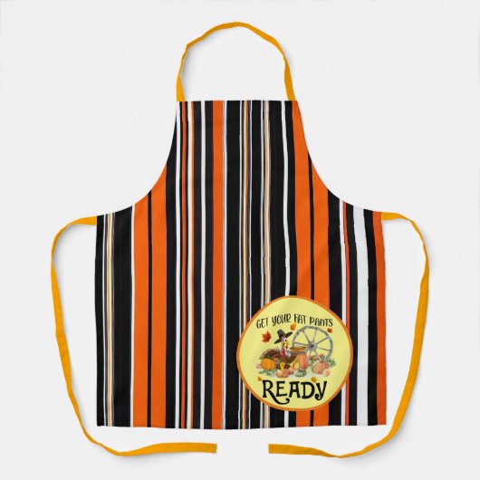 Tablier Automne belle collection moderne Thanksgiving (Recto)