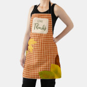Tablier Automne En vichy Thanksgiving Apron (Insitu)