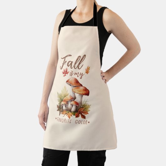 Tablier Automne Est Ma Couleur Préférée - Champignons & Fe (Insitu)