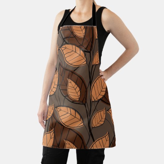Tablier Automne Feuilles Brown (Insitu)