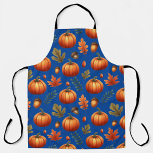 Tablier Automne Feuilles D'Automne Et Citrouille Motif san