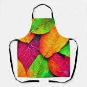 Tablier Automne Feuilles Motif (Recto)