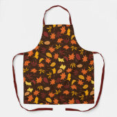 Tablier Automne Feuilles Motif (Recto)