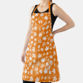 Tablier Automne Feuilles Motif Monogramme (Insitu)