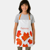 Tablier Automne Feuilles Orange Profond Automne Thankgivin (Insitu)