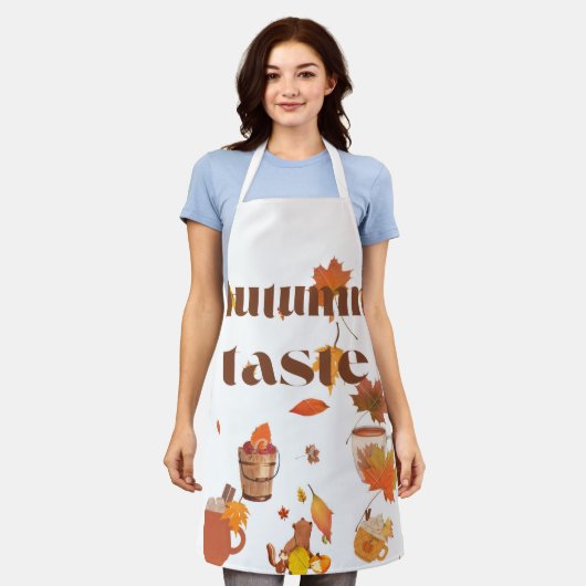 Tablier Automne Goûter Automne Harvest Apron avec Café & M (Porté)