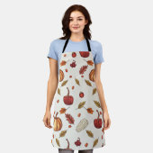 Tablier Automne Moisson Automne Thanksgiving Apron (Porté)