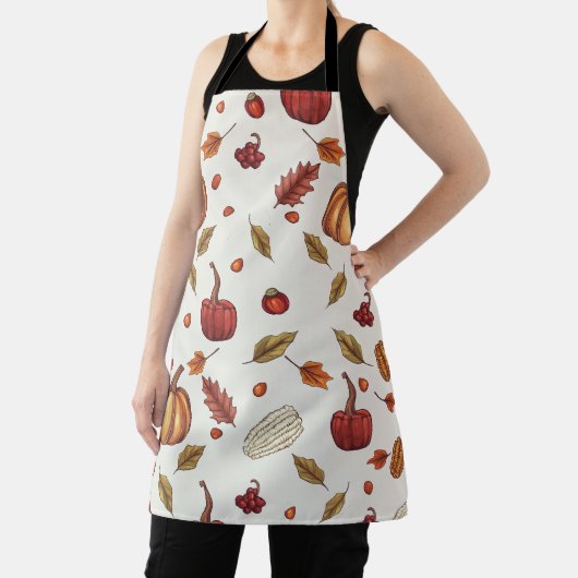 Tablier Automne Moisson Automne Thanksgiving Apron (Insitu)
