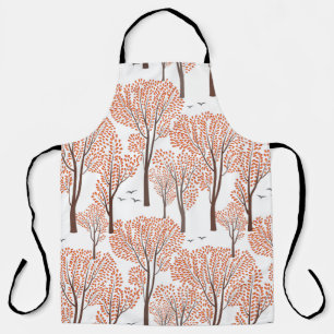 Tablier Automne nature faune sans soudure motifs Automne a