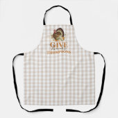 Tablier Automne Thankgiving Turquie Buffalo Check automne (Recto)